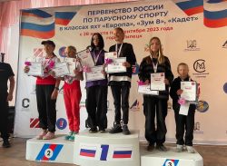 Саратовские яхтсмены завоевали полный комплект медалей на Первенстве России по парусному спорту